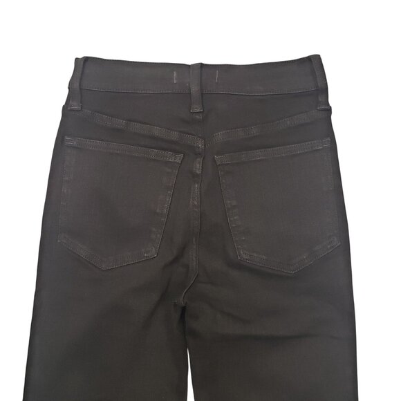 Madewell Stovepipe High-Rise Jeans Women's Size 25 in Black Rinse Wash MSRP $138 - Picture 12 of 16